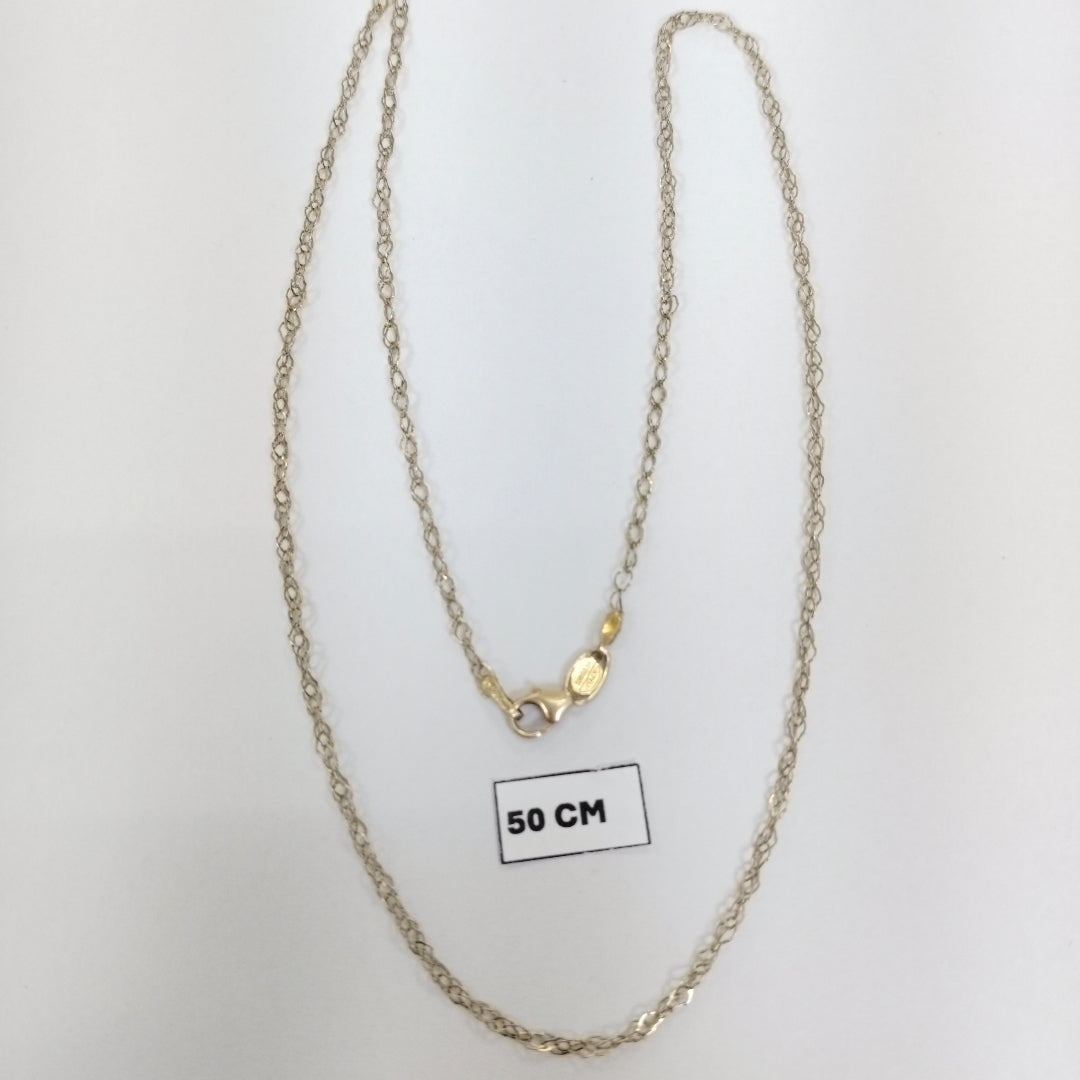 CADENA ORO 14 K 2,10 GRMS (SEMINUEVO)