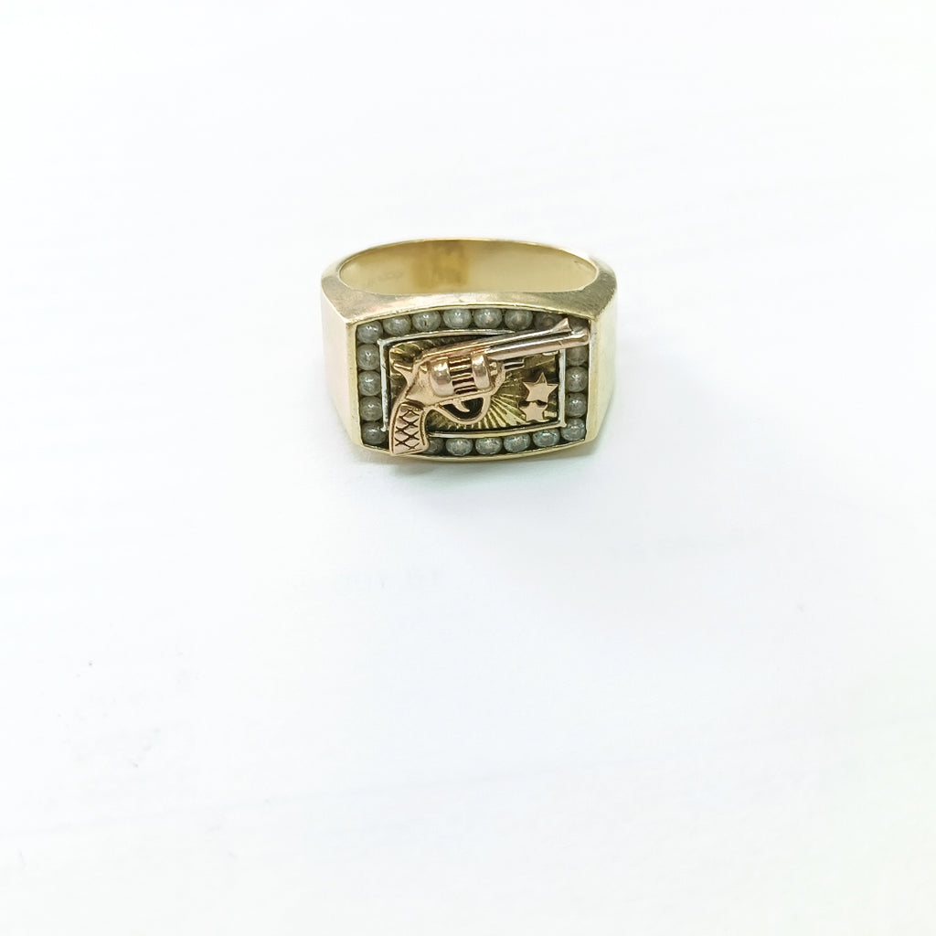 ANILLO ORO 14 K 7.6 GRMS (SEMINUEVO)