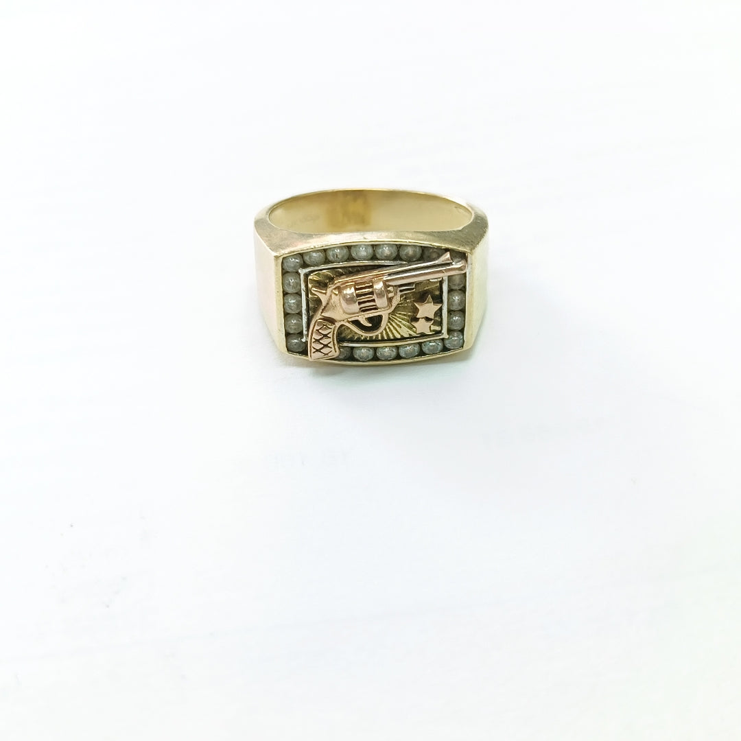 ANILLO ORO 14 K 7.6 GRMS (SEMINUEVO)