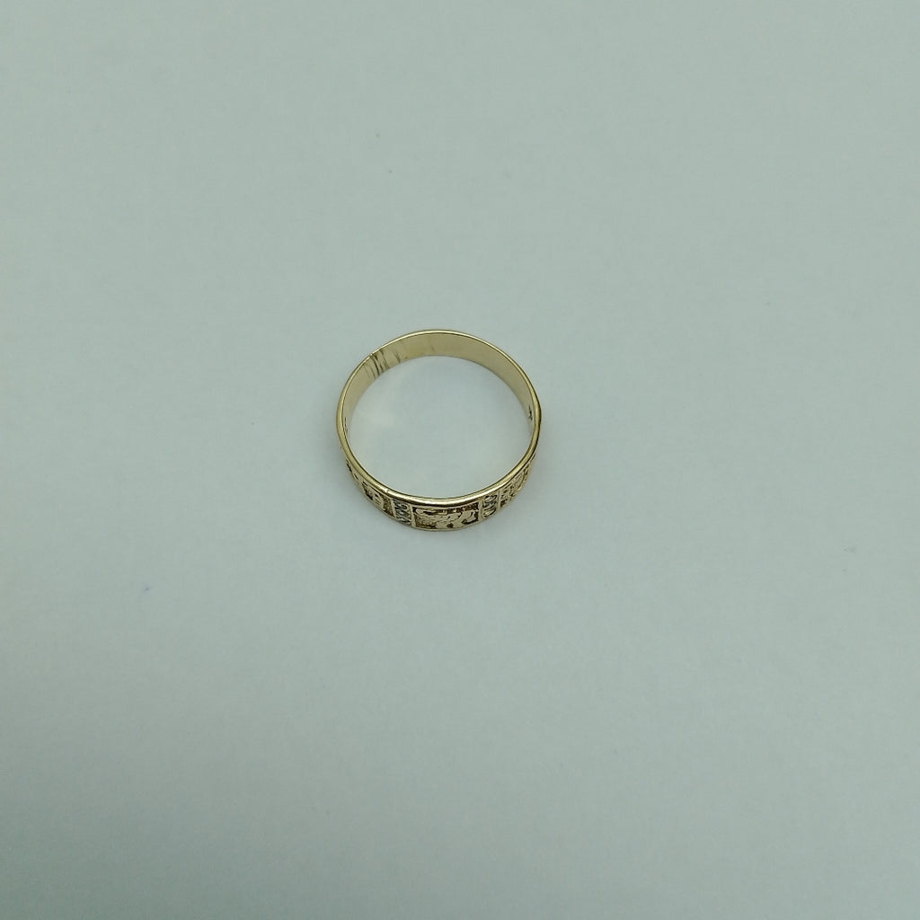 ARGOLLA DE LA SUERTE ORO 14 K 4 GRMS (SEMINUEVO)