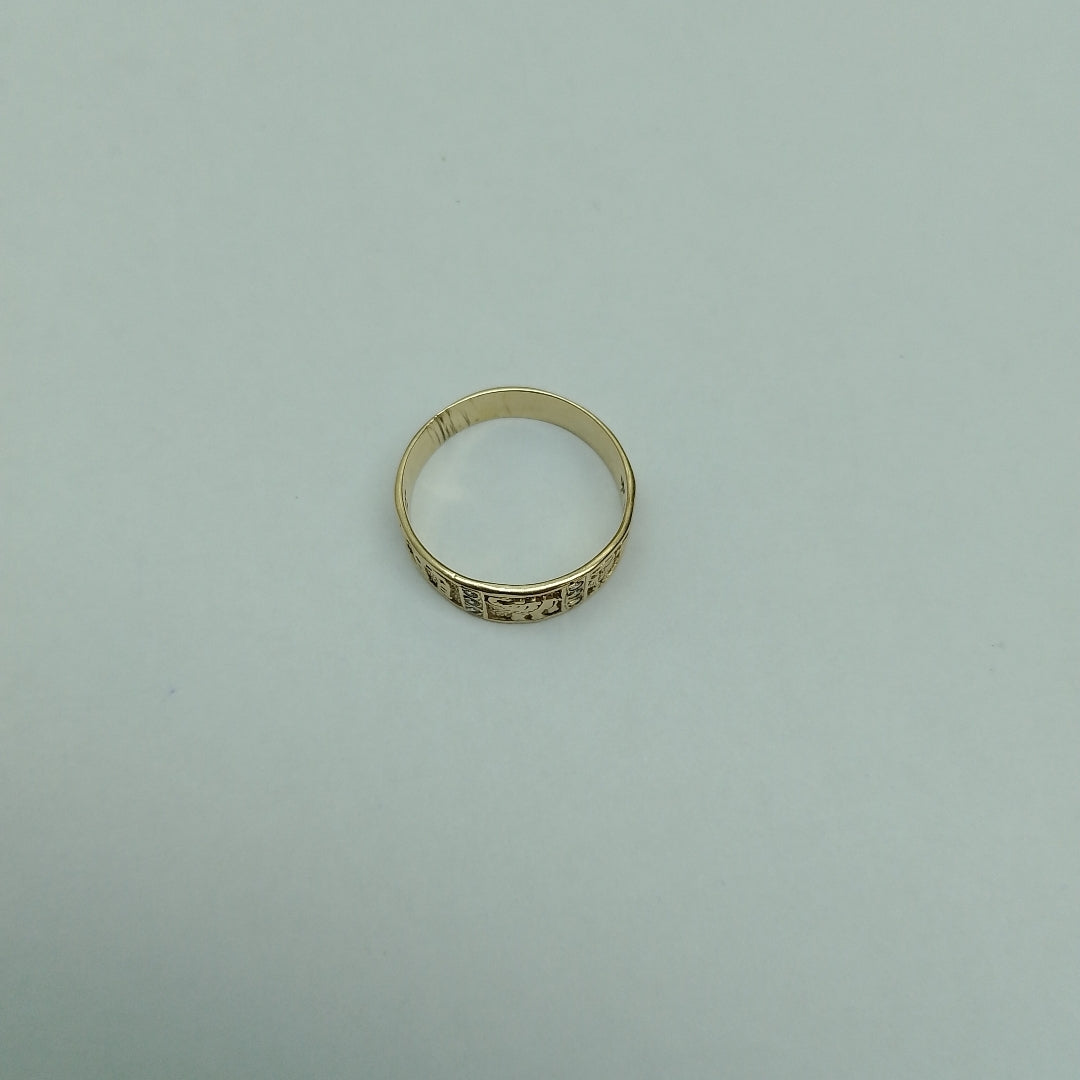 ARGOLLA DE LA SUERTE ORO 14 K 4 GRMS (SEMINUEVO)
