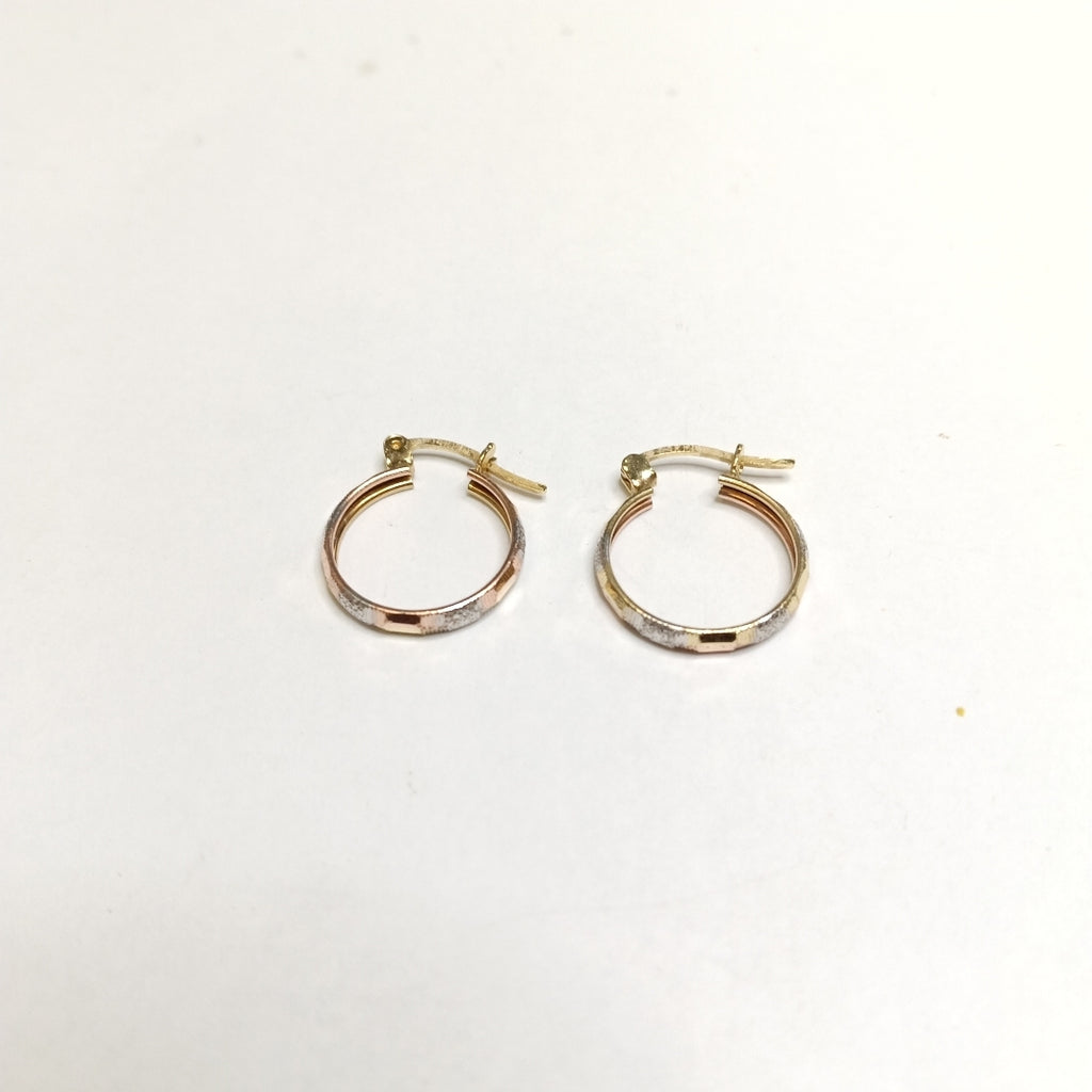 ARRACADAS PAR ORO 14 K 1.5 GRMS (SEMINUEVO)