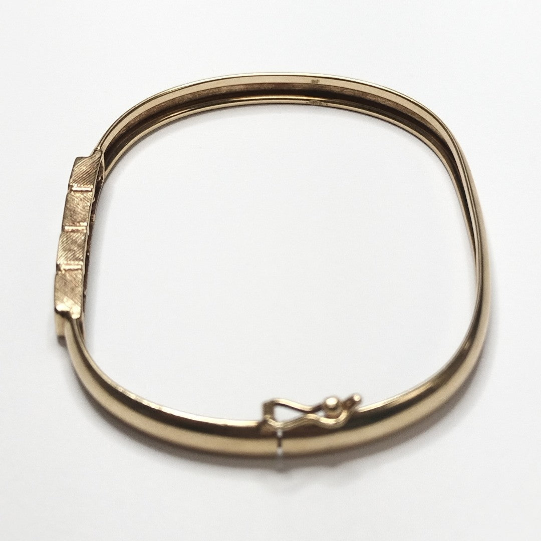PULSERA RIGIDA ORO 14 K 9,20 GRMS (SEMINUEVO)