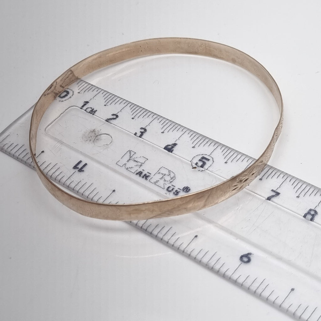 PULSERA RIGIDA ORO 8 K 5.6 GRMS (SEMINUEVO)