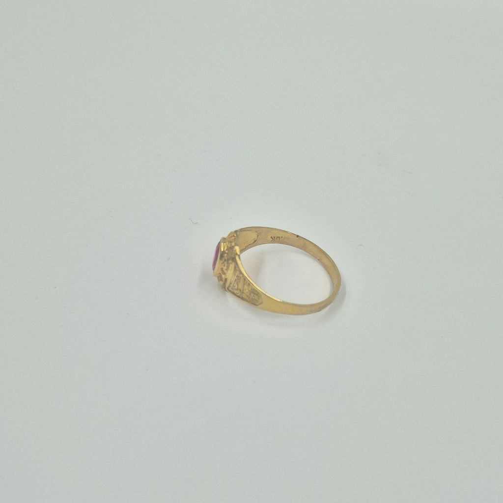 ANILLO DE GRADUACIÓN ORO 10 K 1,50 GRMS (SEMINUEVO)