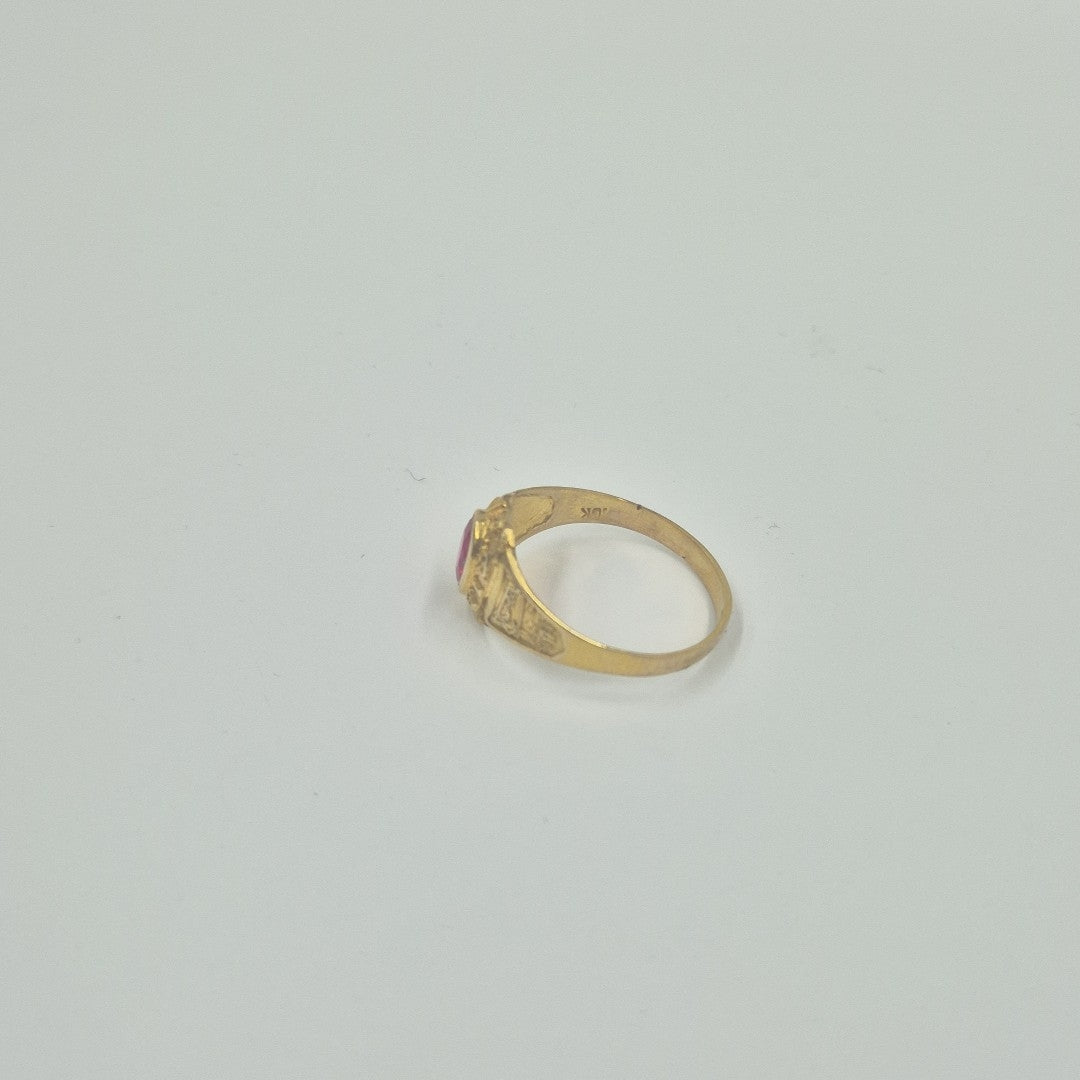 ANILLO DE GRADUACIÓN ORO 10 K 1,50 GRMS (SEMINUEVO)