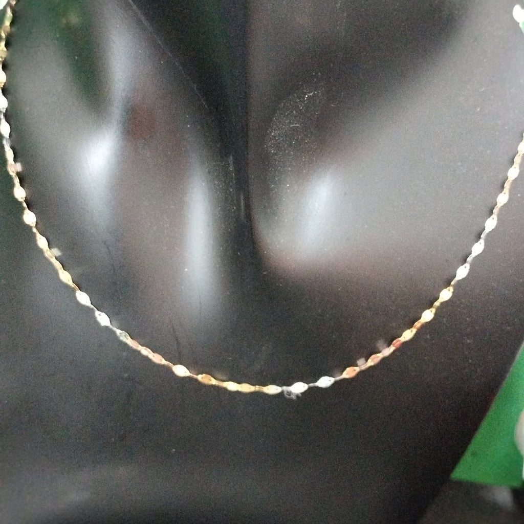 CADENA ORO COMBINADO 10 K 0,80 GRMS (SEMINUEVO)