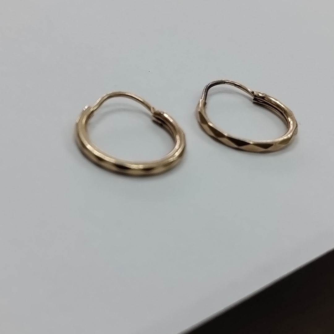 ARRACADAS PAR ORO 10 K 0.8 GRMS (SEMINUEVO)