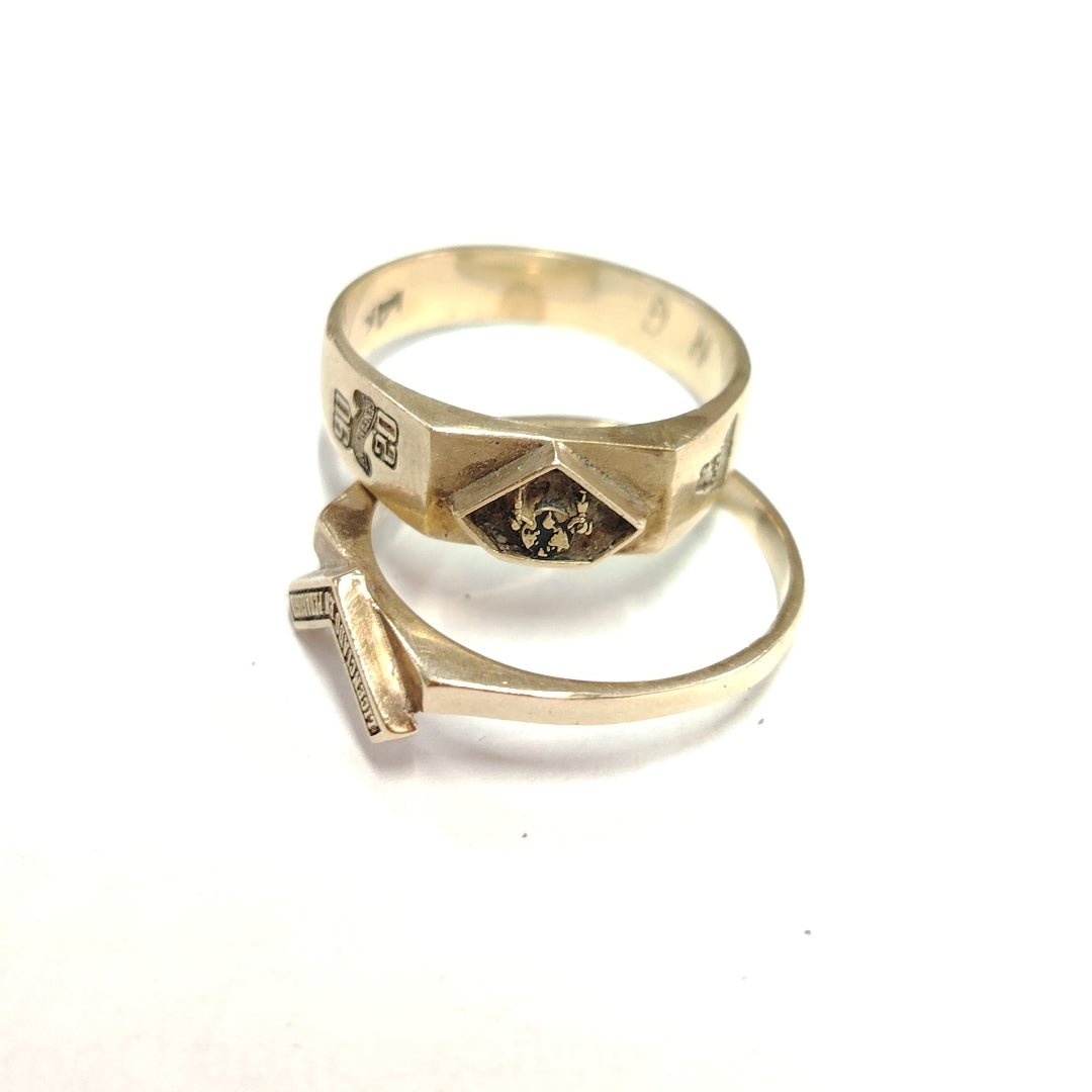 ANILLO DE GRADUACIÓN ORO 14 K 5.9 GRMS (SEMINUEVO)