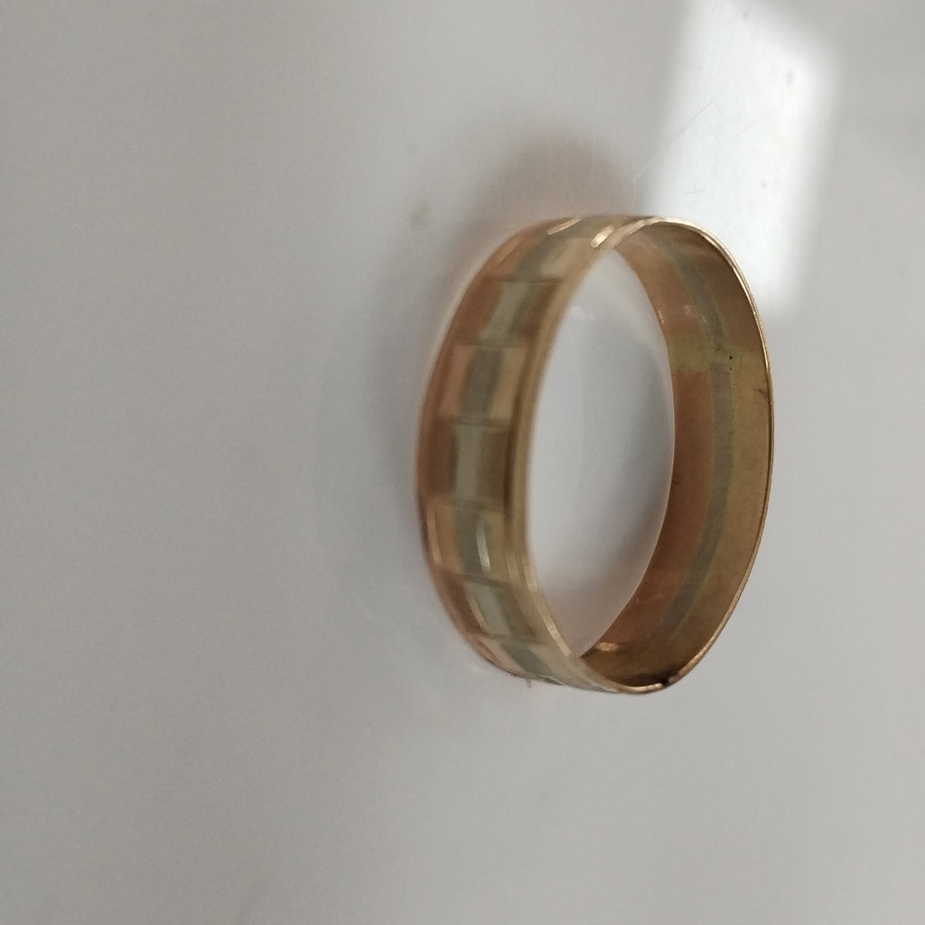 ARGOLLA ORO, ORO COMBINADO 8 K 1.7 GRMS (SEMINUEVO)