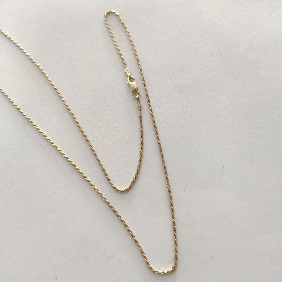 CADENA ORO 14 K 4,00 GRMS (SEMINUEVO)