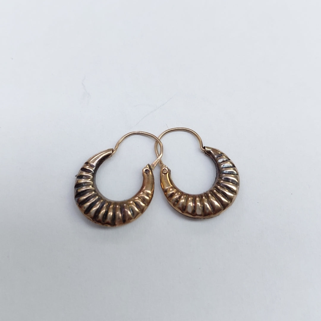ARRACADAS PAR ORO 14 K 0.9 GRMS (SEMINUEVO)