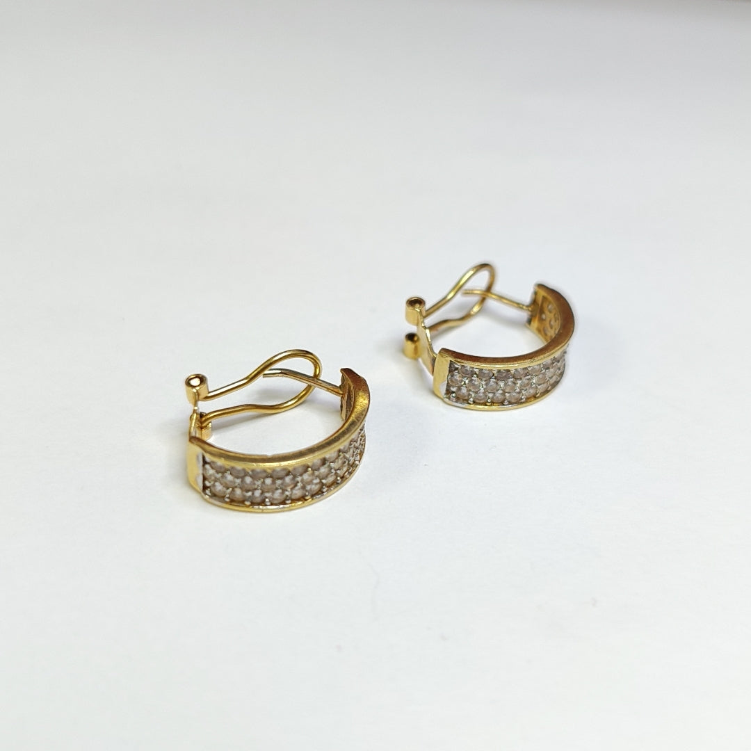 ARRACADAS PAR ORO 14 K 4,80 GRMS (SEMINUEVO)