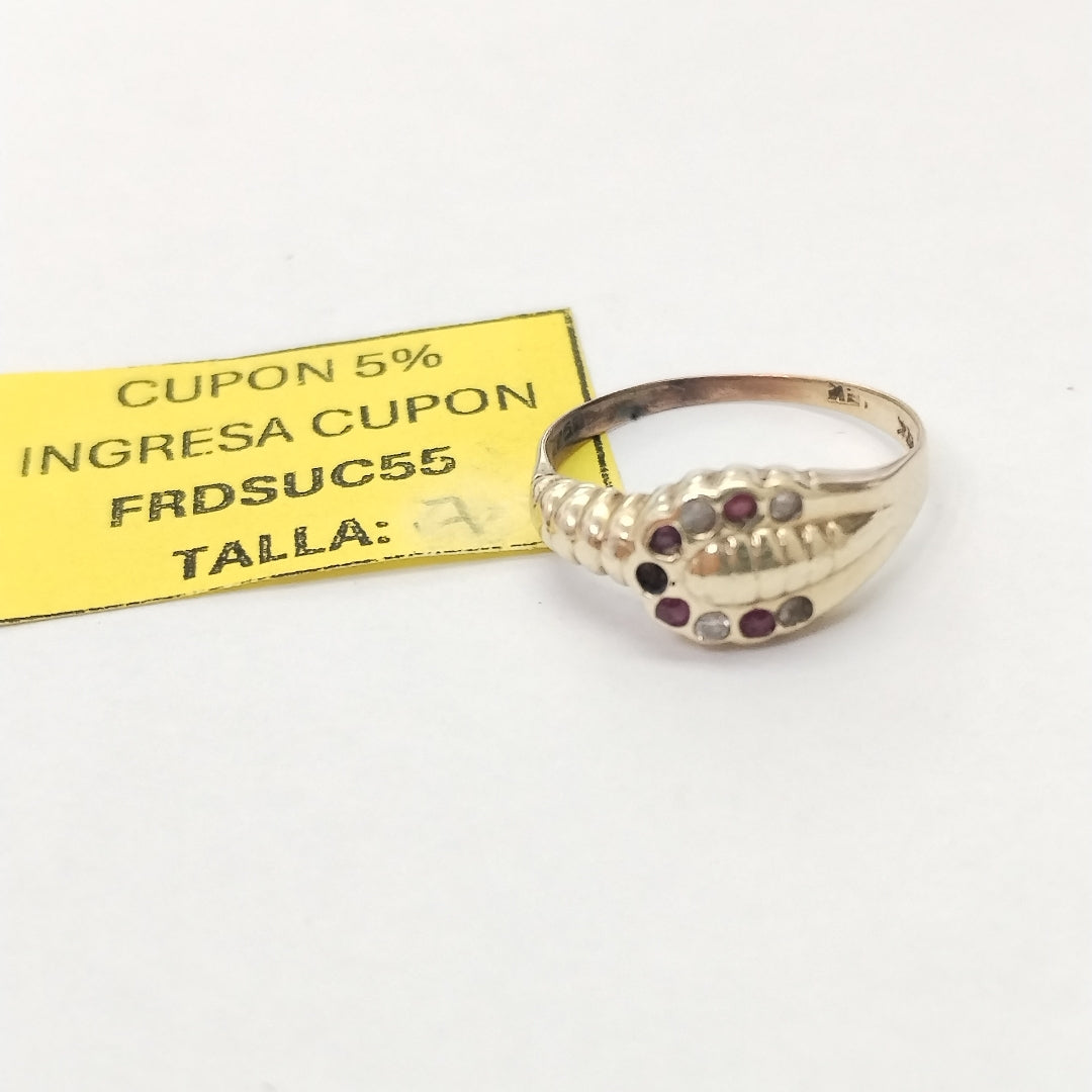 ANILLO ORO 10 K 1,80 GRMS (SEMINUEVO)