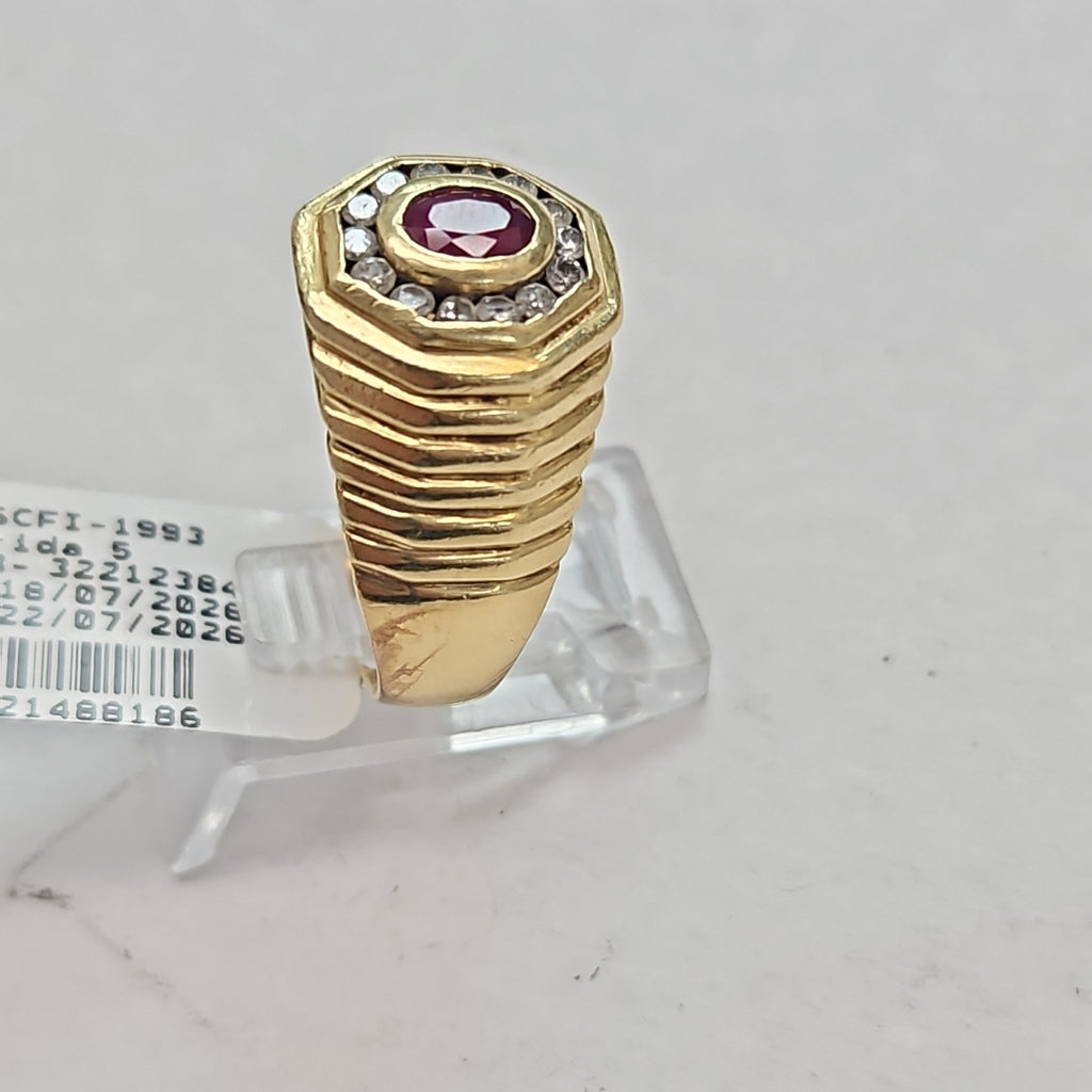 ANILLO ORO 14 K 8,50 GRMS (SEMINUEVO)