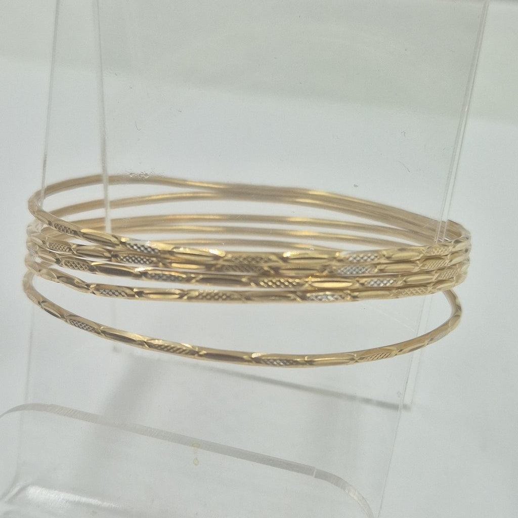 PULSERA RIGIDA ORO 14 K 13,50 GRMS (SEMINUEVO)