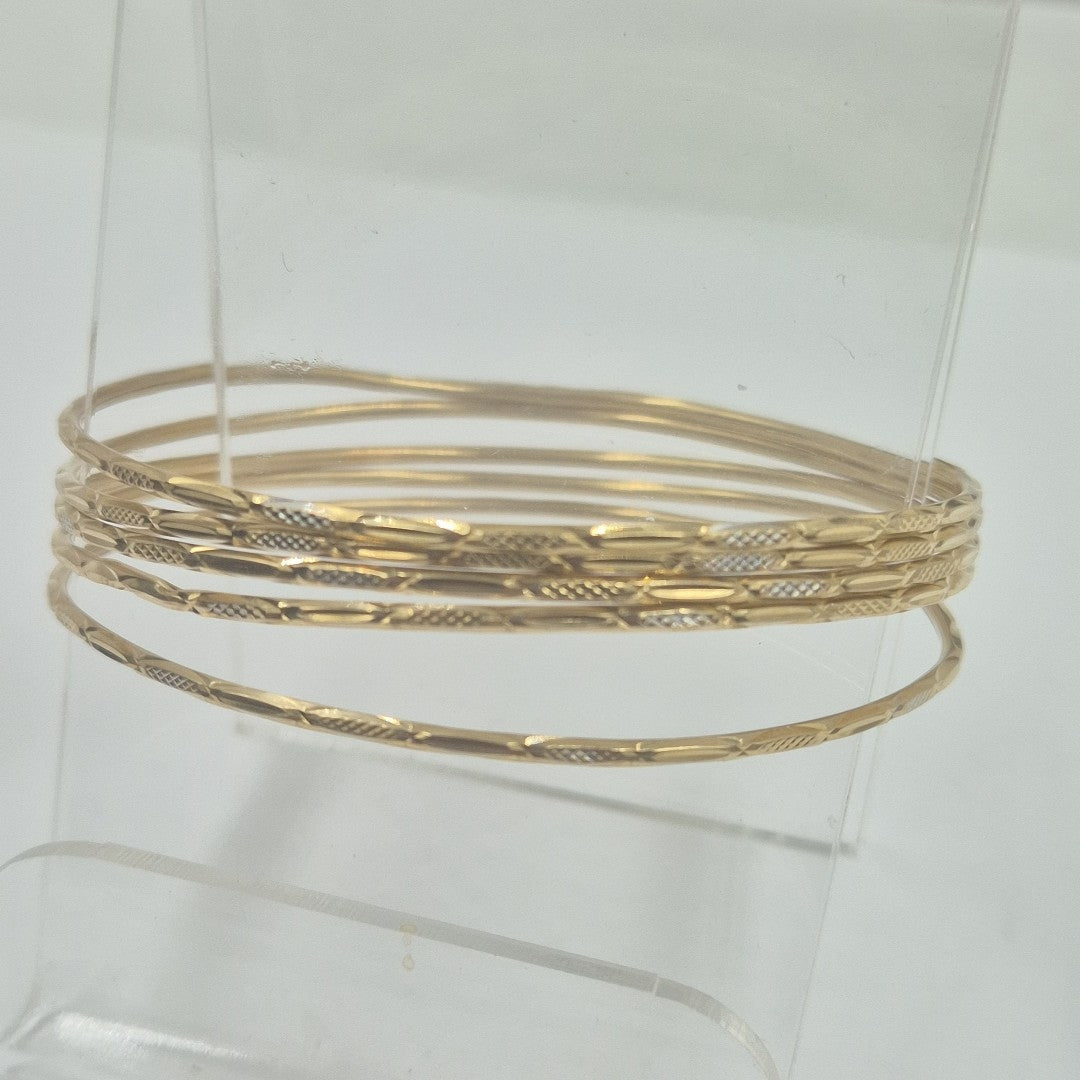 PULSERA RIGIDA ORO 14 K 13,50 GRMS (SEMINUEVO)