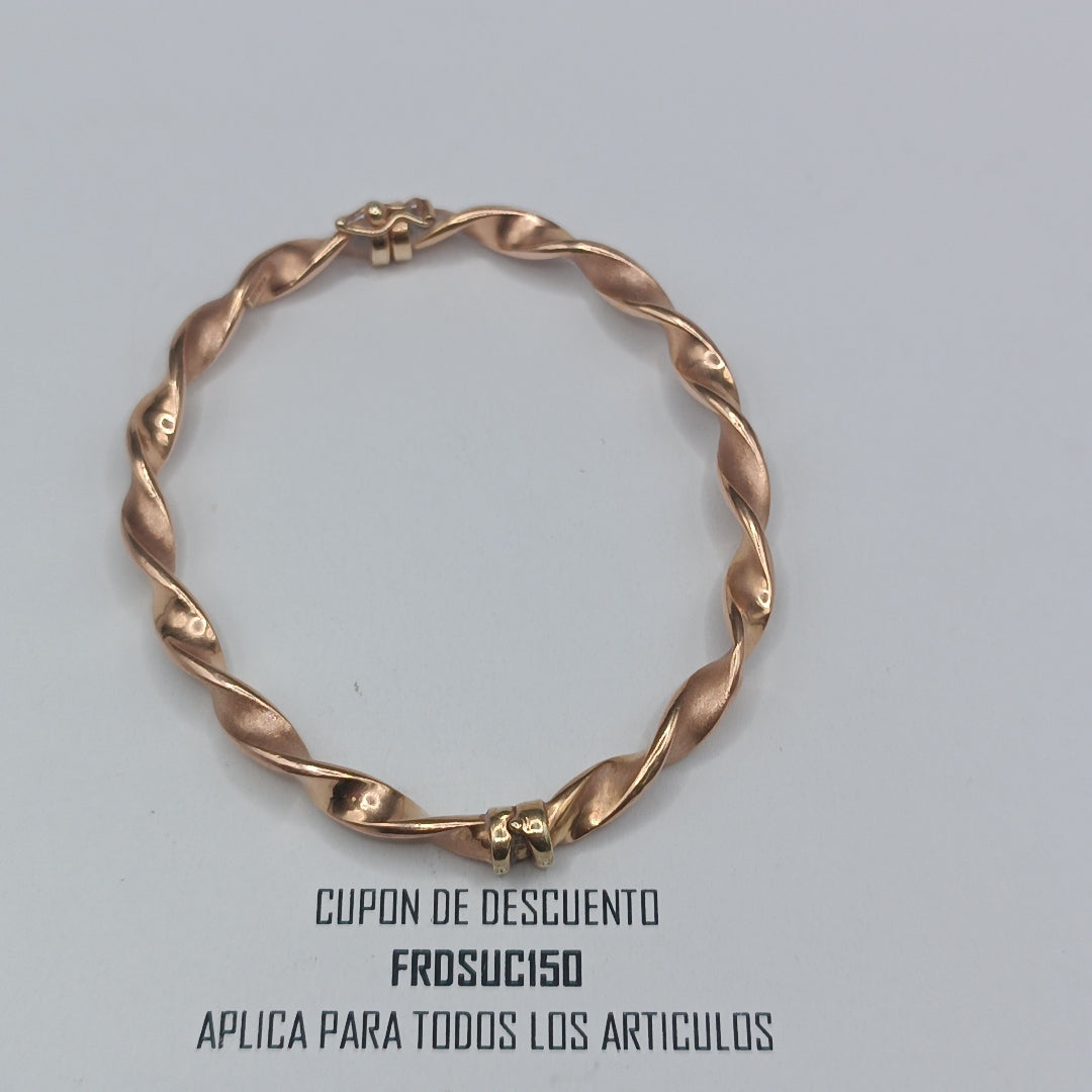 PULSERA RIGIDA ORO 14 K 5.2 GRMS (SEMINUEVO)