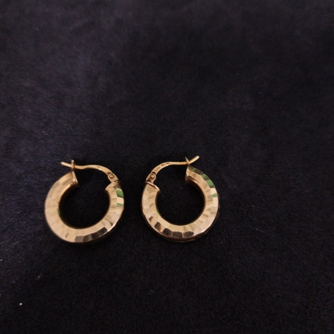 ARRACADAS PAR ORO 14 K 2.5 GRMS (SEMINUEVO)