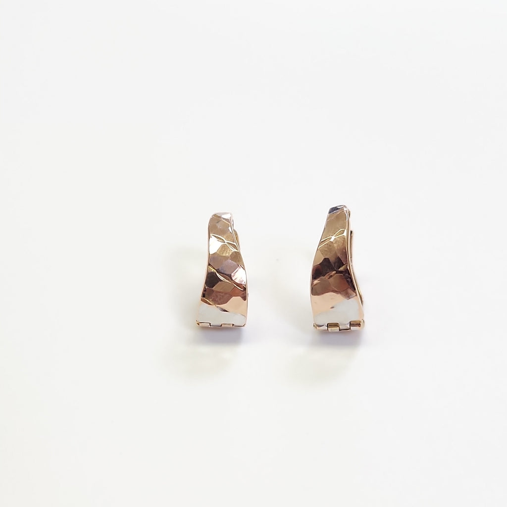 ARETES PAR ORO COMBINADO 10 K 1.2 GRMS (SEMINUEVO)