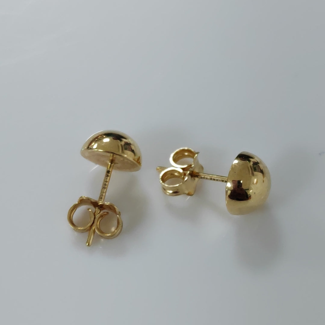 ARETES PAR ORO 14 K 1.2 GRMS (SEMINUEVO)