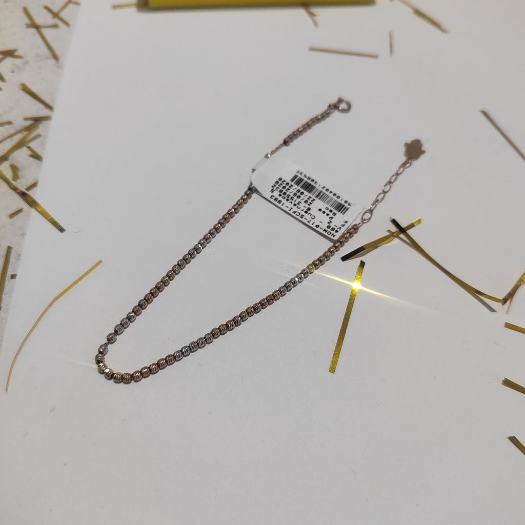 PULSERA ORO, ORO COMBINADO 14 K 2.8 GRMS (SEMINUEVO)