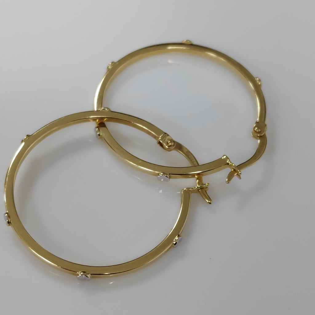 ARRACADAS PAR ORO 14 K 2 GRMS (SEMINUEVO)