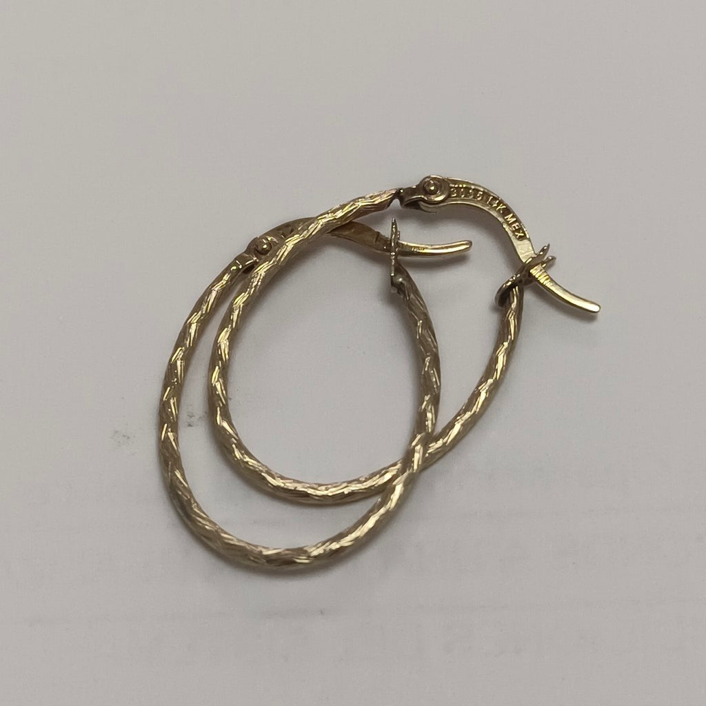 ARRACADAS PAR ORO 14 K 1,20 GRMS (SEMINUEVO)