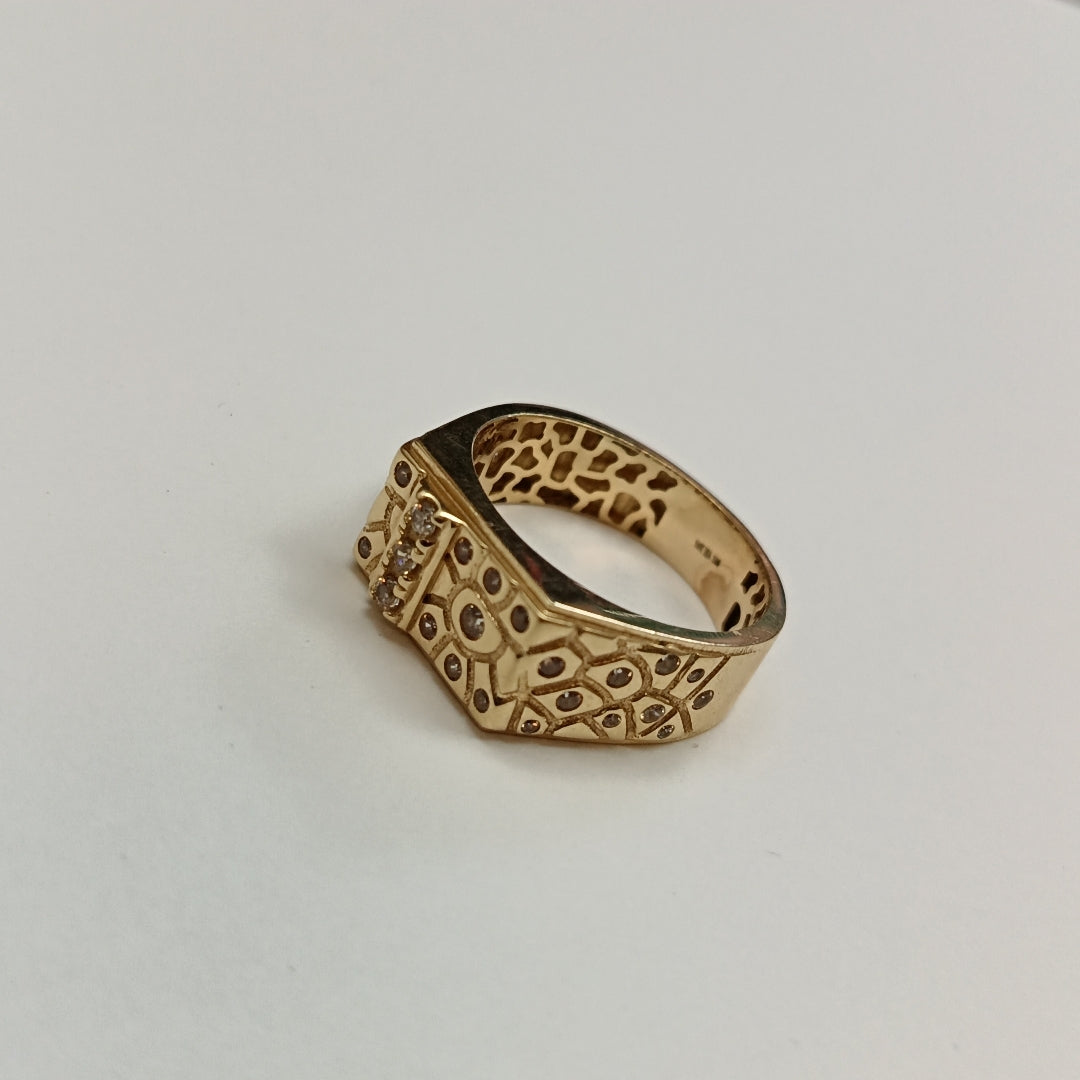 ANILLO ORO 10 K 4,40 GRMS (SEMINUEVO)
