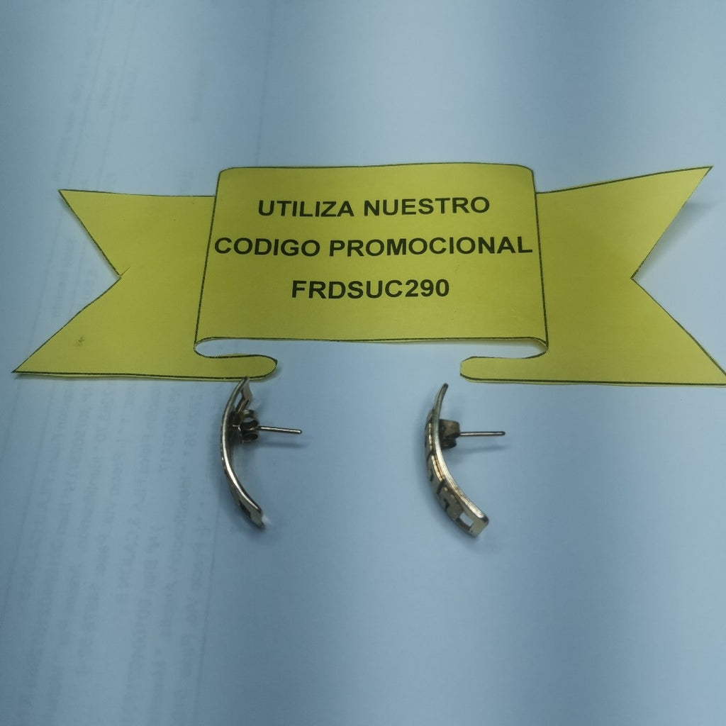 ARETES PAR ORO 14 K 5,40 GRMS (SEMINUEVO)