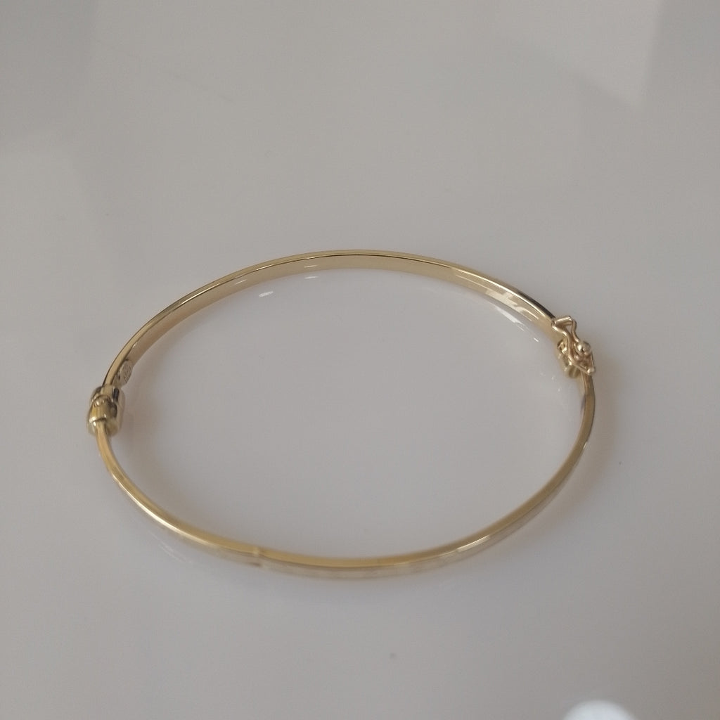 PULSERA RIGIDA ORO 14 K 3,70 GRMS (SEMINUEVO)
