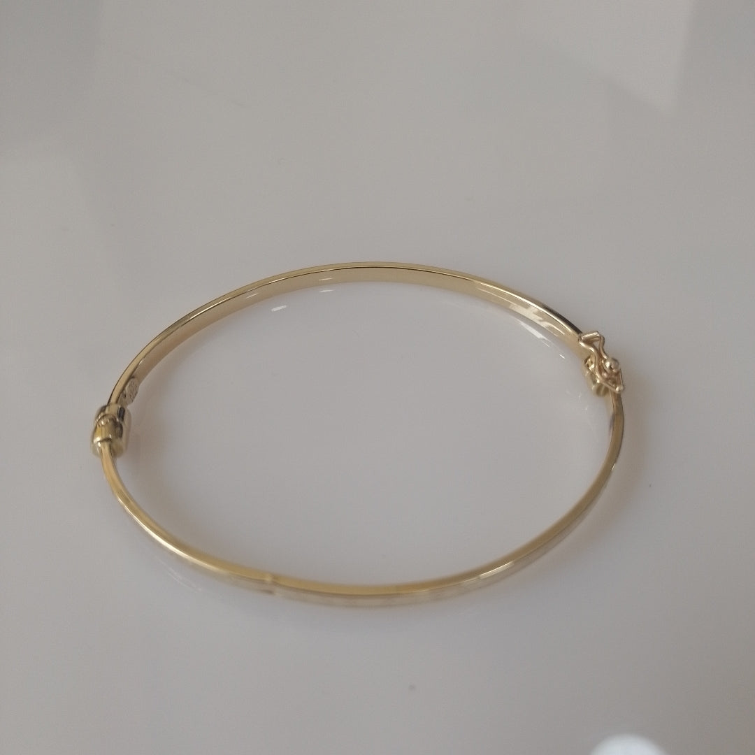 PULSERA RIGIDA ORO 14 K 3,70 GRMS (SEMINUEVO)