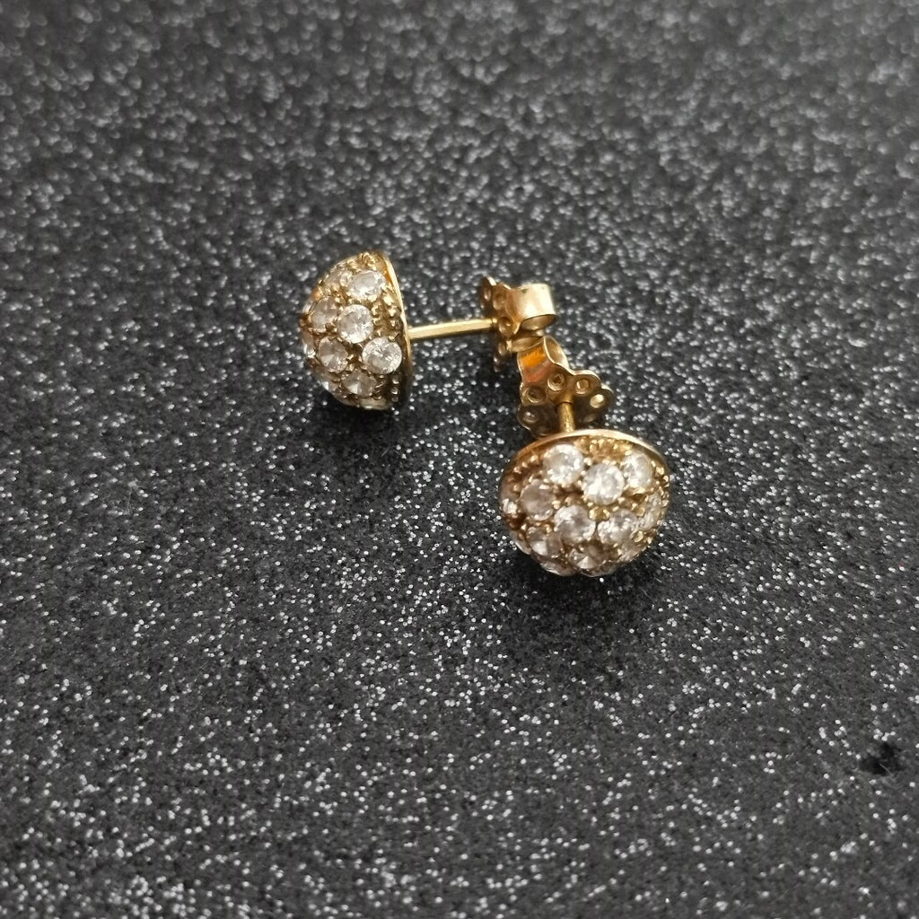 BROQUELES PAR ORO 14 K 3.8 GRMS (SEMINUEVO)
