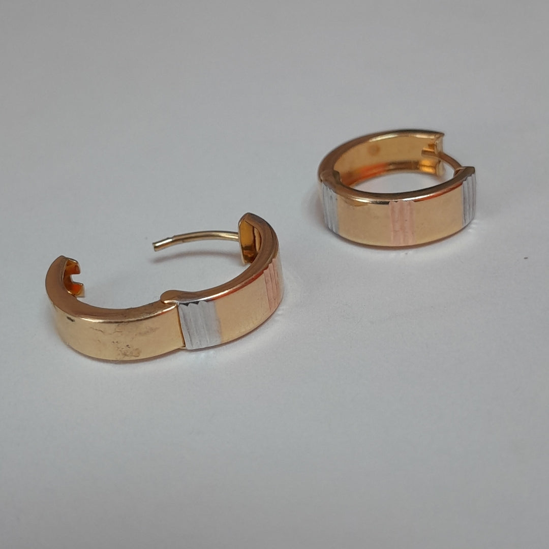ARRACADAS PAR ORO 10 K 1,70 GRMS (SEMINUEVO)