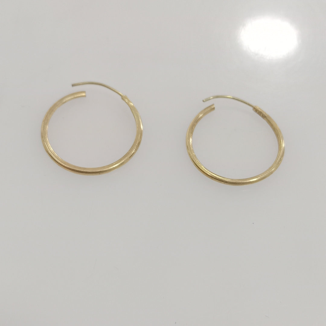 ARRACADAS PAR ORO 14 K 0.9 GRMS (SEMINUEVO)