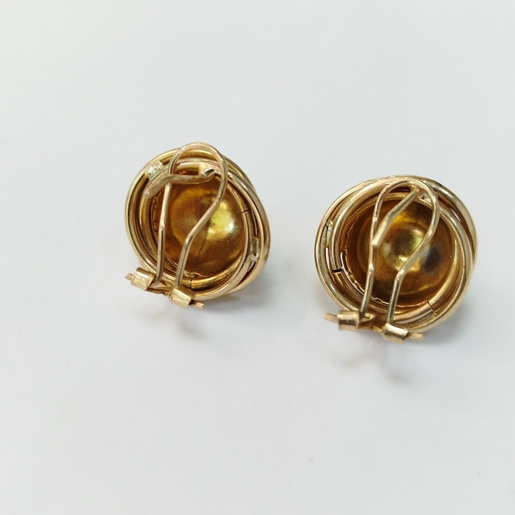 ARETES PAR ORO 8 K 6.3 GRMS (SEMINUEVO)