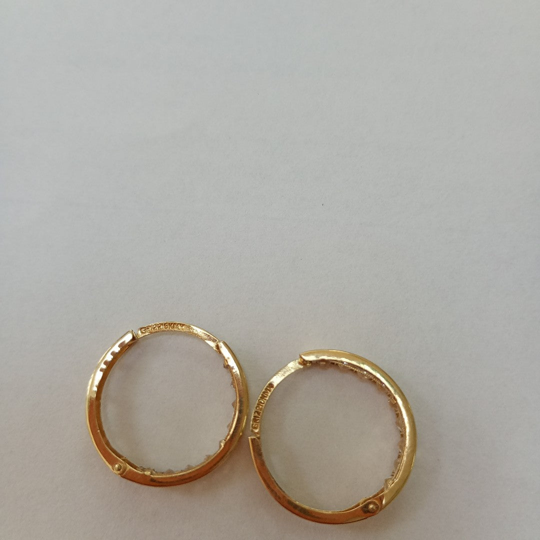 ARRACADAS PAR ORO 10 K 1.6 GRMS (SEMINUEVO)