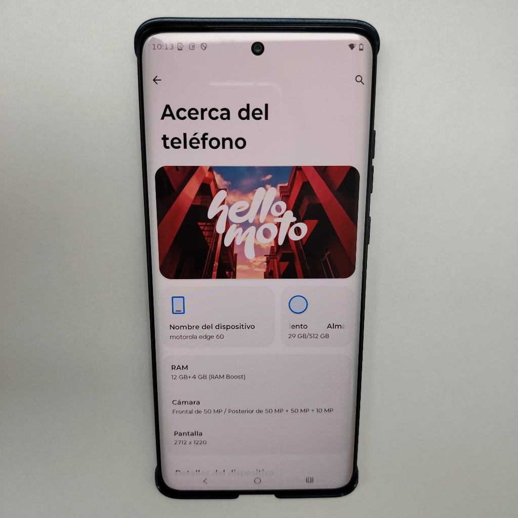 CELULAR MOTOROLA EDGE 60 XT2505-3 (2025) 512 GB 12 GB RAM (SEMINUEVO)