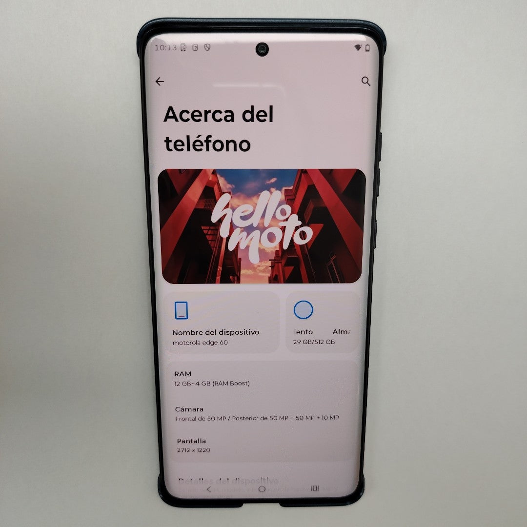 CELULAR MOTOROLA EDGE 60 XT2505-3 (2025) 512 GB 12 GB RAM (SEMINUEVO)