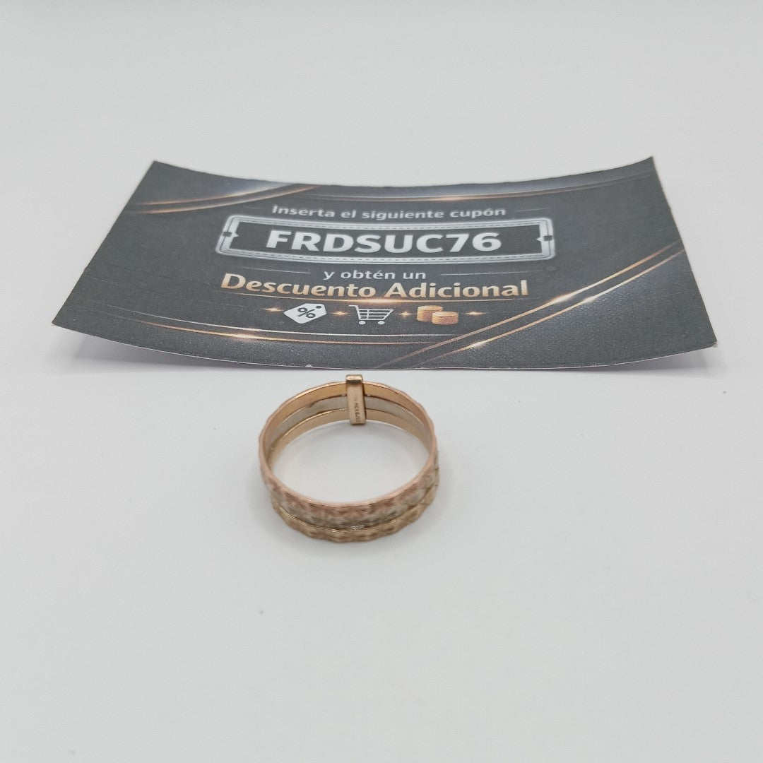 ANILLITO ORO, ORO COMBINADO 10 K 2.1 GRMS (SEMINUEVO)