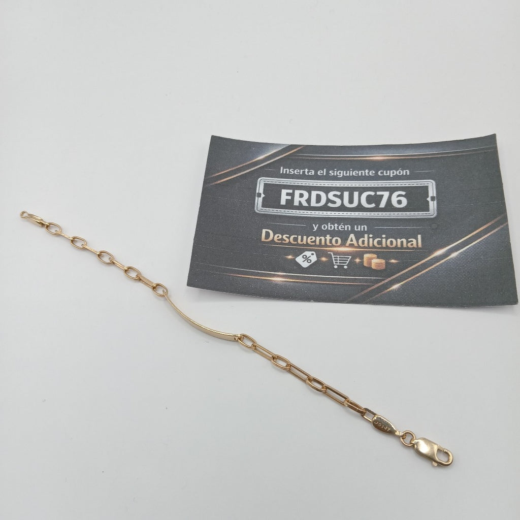 ESCLAVA ORO 14 K 3.3 GRMS (SEMINUEVO)