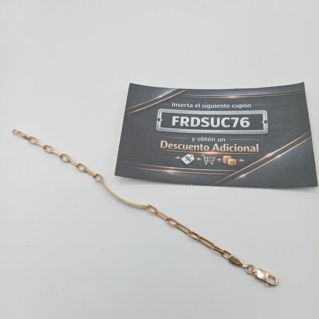 ESCLAVA ORO 14 K 3.3 GRMS (SEMINUEVO)