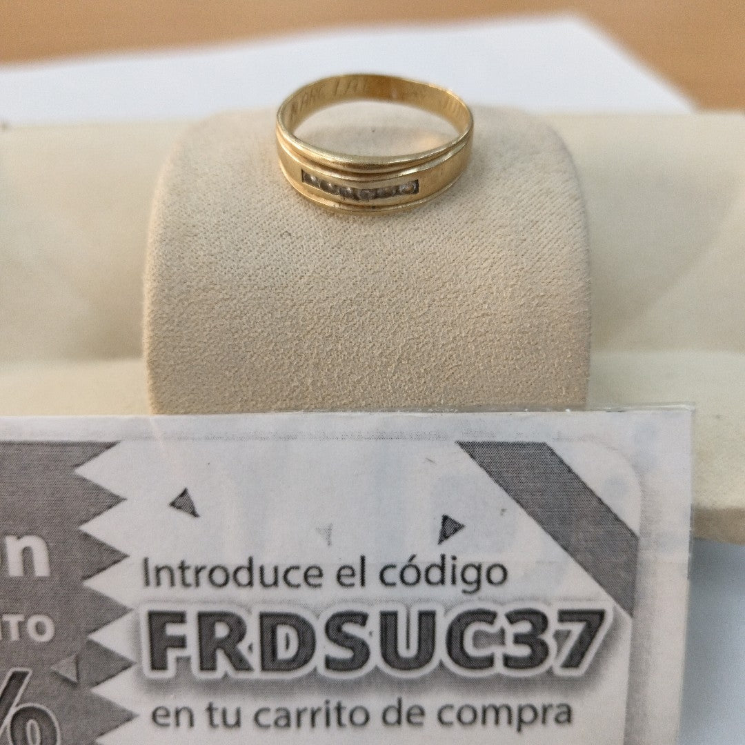 ANILLO ORO 10 K 3.2 GRMS (SEMINUEVO)