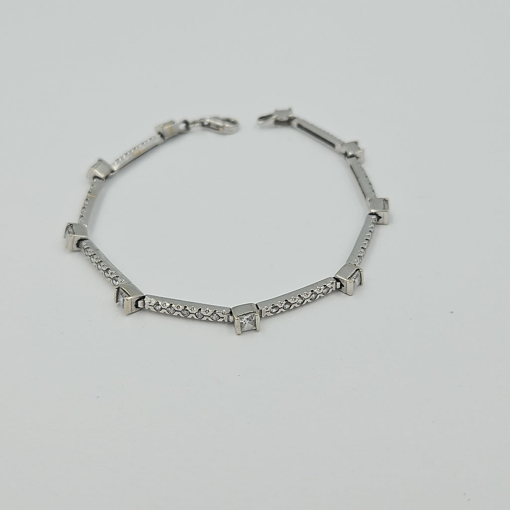 PULSERA ORO BLANCO 14 K 8 GRMS (SEMINUEVO)