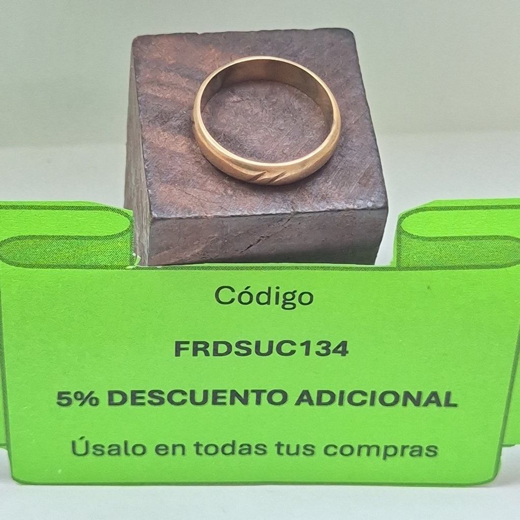 ANILLITO ORO 10 K 2,50 GRMS (SEMINUEVO)