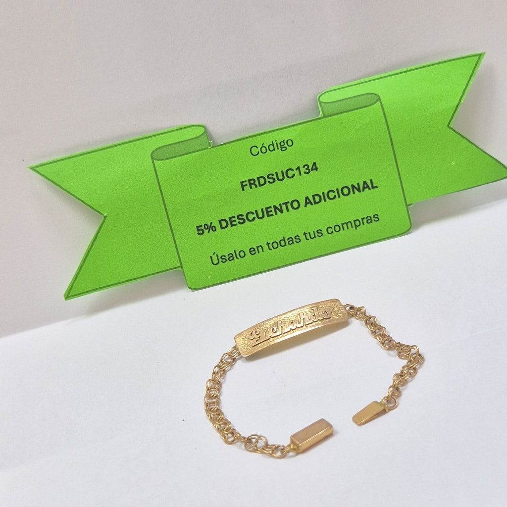 ESCLAVA ORO 10 K 3.2 GRMS (SEMINUEVO)