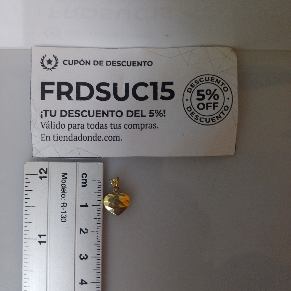 DIJE ORO 14 K 0.7 GRMS (SEMINUEVO)