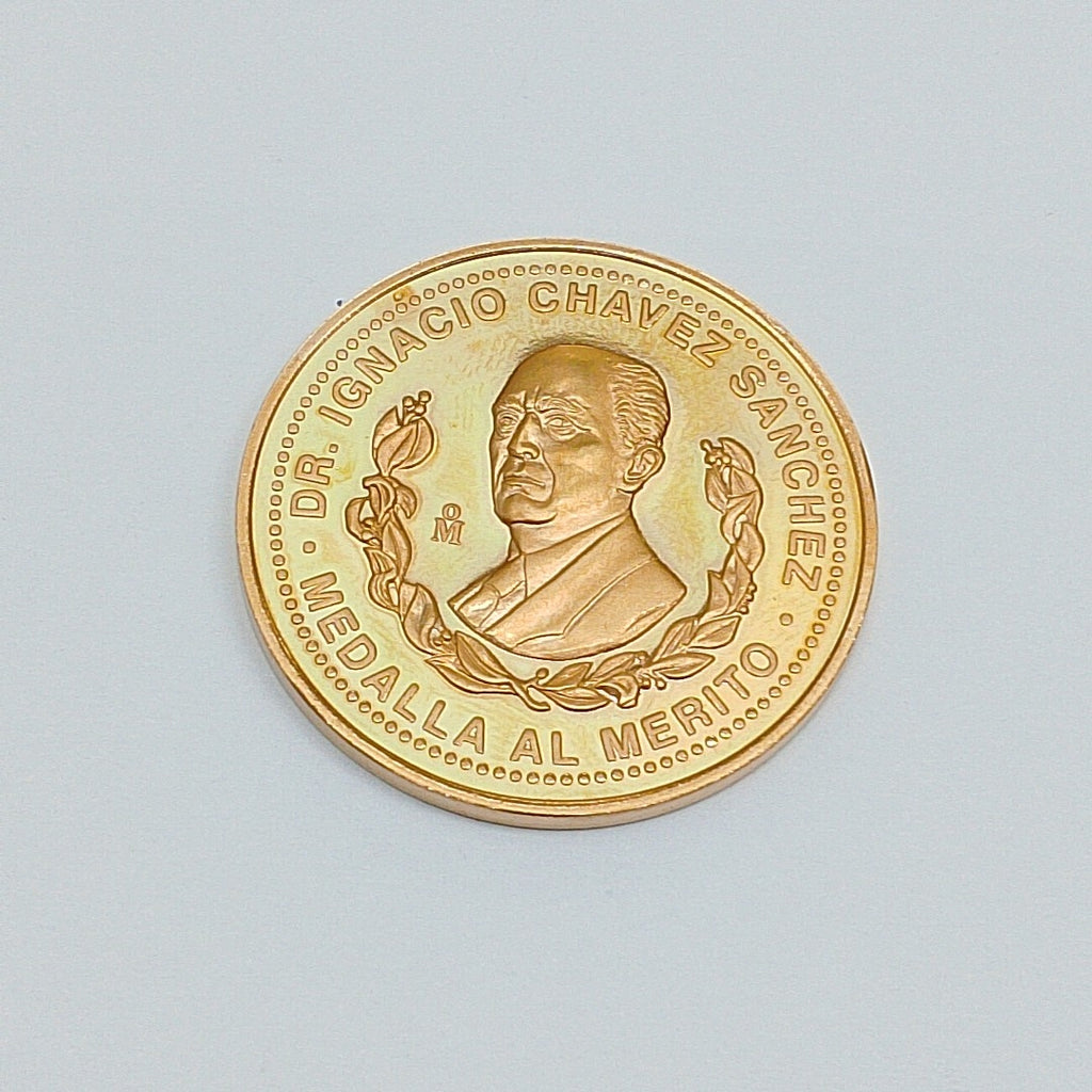 MEDALLA CONMEMORATIVA ORO 21 K 24.7 GRMS (SEMINUEVO)
