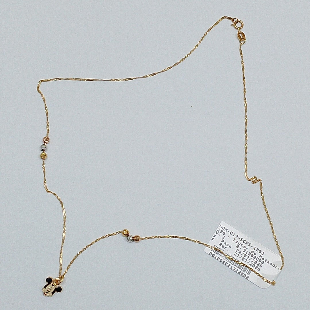 GARGANTILLA ORO 14 K 1.7 GRMS (SEMINUEVO)