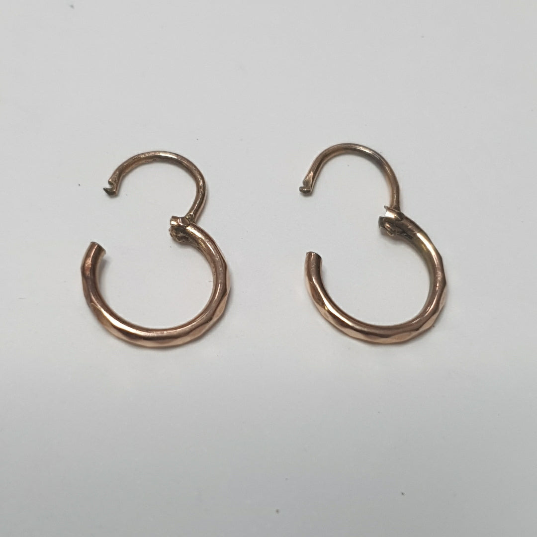 ARRACADAS PAR ORO 8 K 0,80 GRMS (SEMINUEVO)